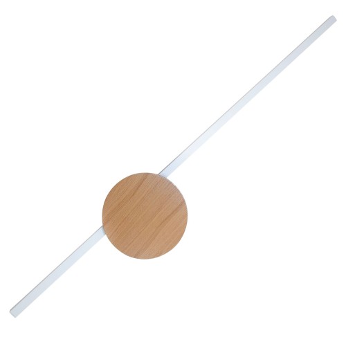 JAVA II WHITE WOOD Kinkiet 1 1440 TK Lighting Biały, Sosna