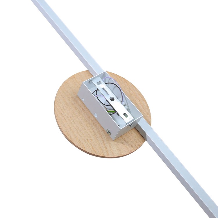 JAVA II WHITE WOOD Kinkiet 1 1440 TK Lighting Biały, Sosna