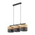 NICOL Lampa wisząca 3 4801 TK Lighting Czarny Brązowy, Czarny