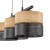 NICOL Lampa wisząca 3 4801 TK Lighting Czarny Brązowy, Czarny
