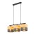 NICOL Lampa wisząca 3 4801 TK Lighting Czarny Brązowy, Czarny