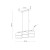 NICOL Lampa wisząca 3 4801 TK Lighting Czarny Brązowy, Czarny