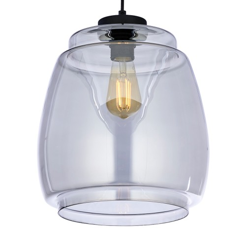 PILAR Lampa wisząca 1 BLACK 2425 TK Lighting Czarny Grafitowy