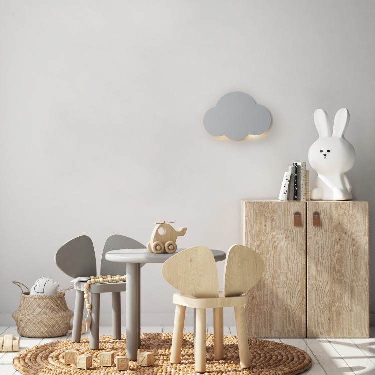 CLOUD GREY Kinkiet 2 X G9 4965 TK Lighting Szary Szary