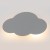 CLOUD GREY Kinkiet 2 X G9 4965 TK Lighting Szary Szary