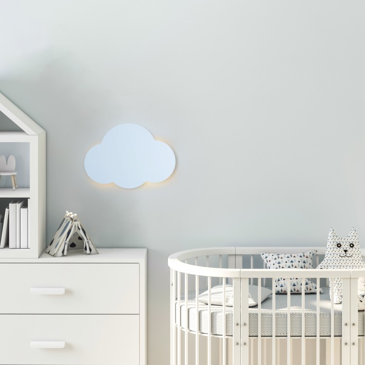 CLOUD BLUE Kinkiet 2 X G9 4966 TK Lighting Błękitny, Biały Niebieski