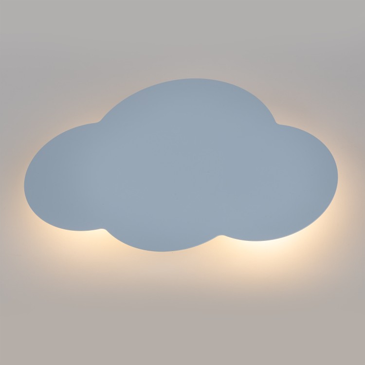 CLOUD BLUE Kinkiet 2 X G9 4966 TK Lighting Błękitny, Biały Niebieski