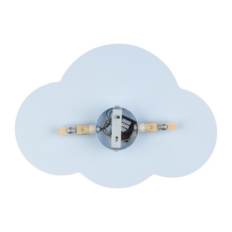 CLOUD BLUE Kinkiet 2 X G9 4966 TK Lighting Błękitny, Biały Niebieski