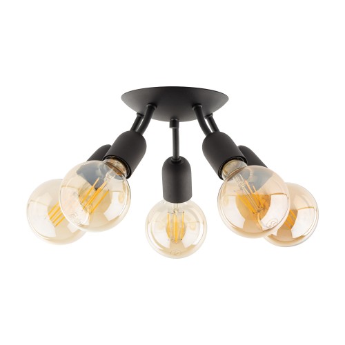 RUBIO Lampa sufitowa 5 4830 TK Lighting Czarny