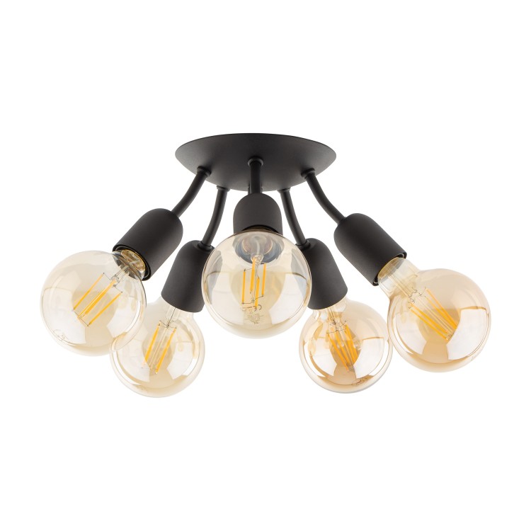 RUBIO Lampa sufitowa 5 4830 TK Lighting Czarny