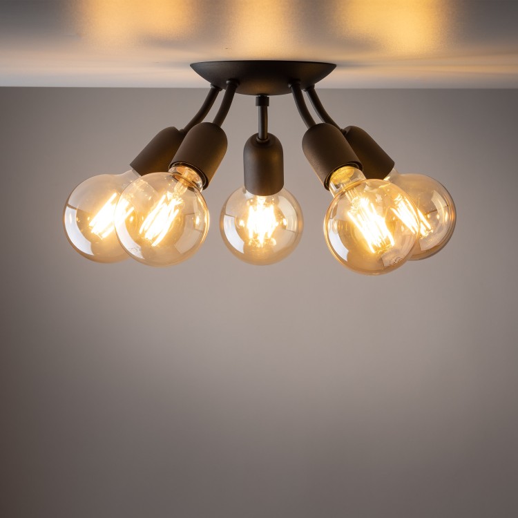 RUBIO Lampa sufitowa 5 4830 TK Lighting Czarny