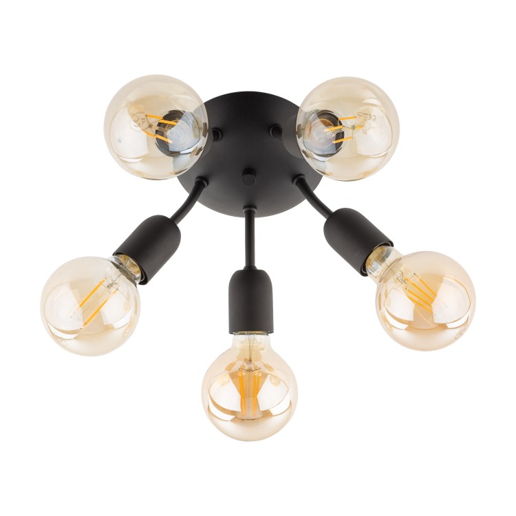 RUBIO Lampa sufitowa 5 4830 TK Lighting Czarny
