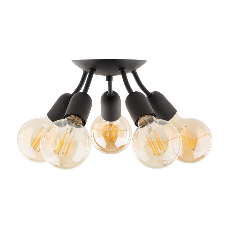 RUBIO Lampa sufitowa 5 4830 TK Lighting Czarny