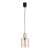 SIERRA GOLD AMBER Lampa wisząca 1 PŁ 6665 TK Lighting Złoty, Czarny Bursztynowy
