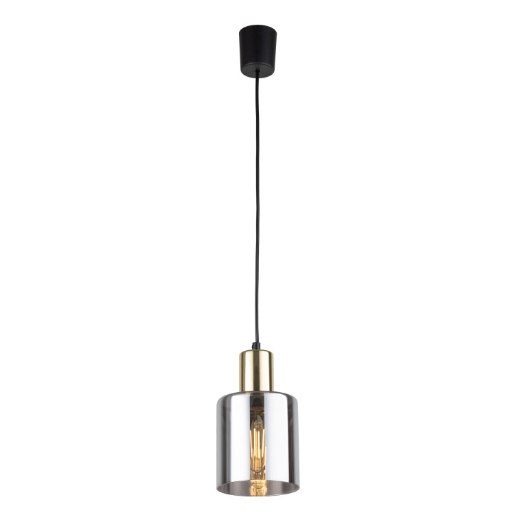 SIERRA GOLD Lampa wisząca 1 6661 TK Lighting Złoty, Czarny Grafitowy