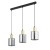 SIERRA GOLD Lampa wisząca 3 Listwa 6662 TK Lighting Złoty, Czarny Grafitowy