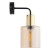 SIERRA GOLD AMBER Kinkiet 1 6664 TK Lighting Złoty, Czarny Bursztynowy