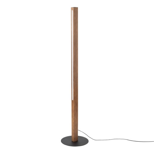 TEO LED Lampa podłogowa 1410 TK Lighting Orzech, Czarny Orzech