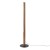TEO LED Lampa podłogowa 1410 TK Lighting Orzech, Czarny Orzech