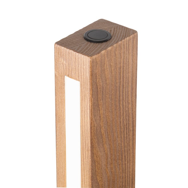 TEO LED Lampa podłogowa 1410 TK Lighting Orzech, Czarny Orzech