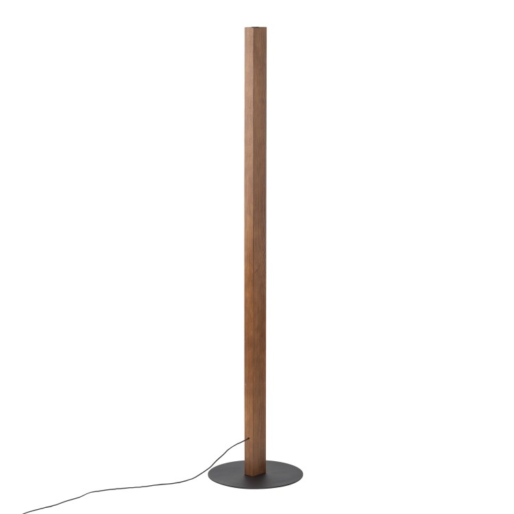 TEO LED Lampa podłogowa 1410 TK Lighting Orzech, Czarny Orzech