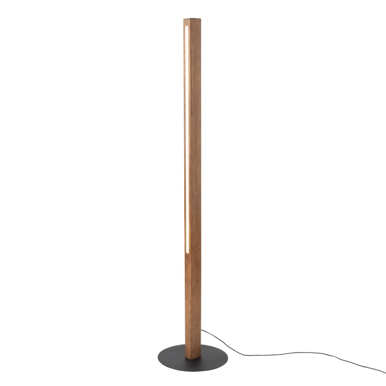 TEO LED Lampa podłogowa 1410 TK Lighting Orzech, Czarny Orzech