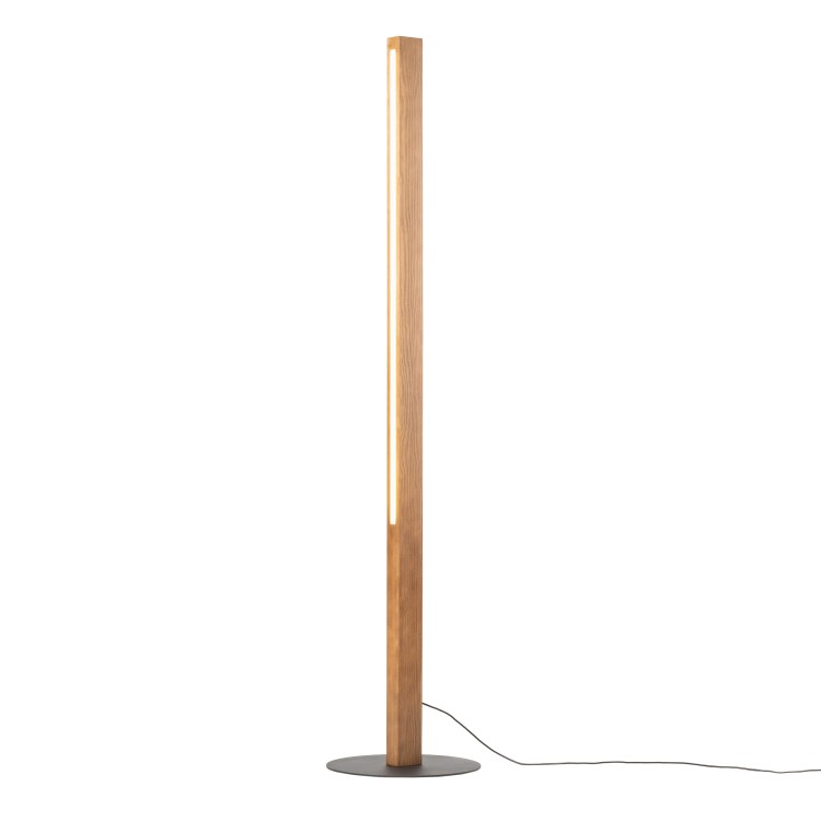 TEO LED Lampa podłogowa 1410 TK Lighting Orzech, Czarny Orzech