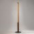 TEO LED Lampa podłogowa 1410 TK Lighting Orzech, Czarny Orzech