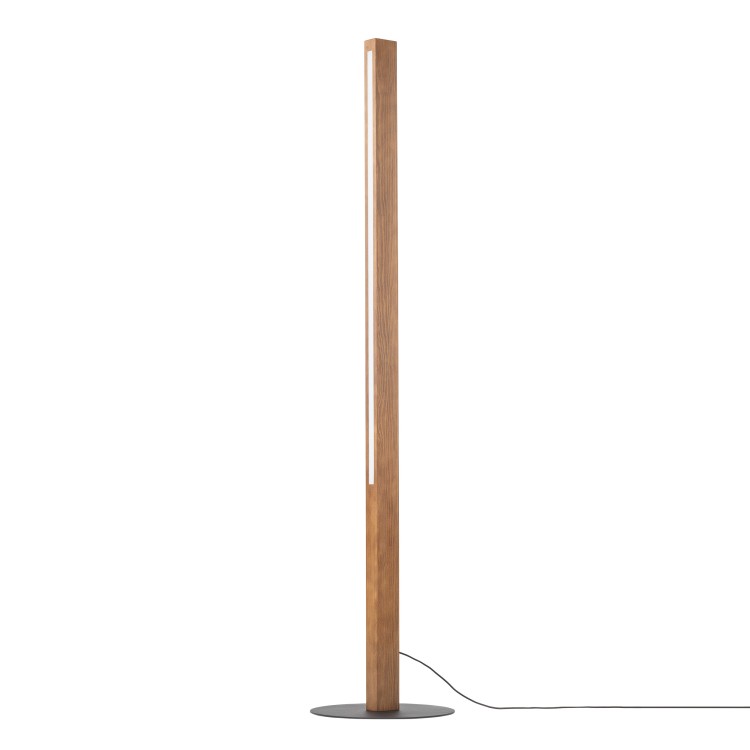 TEO LED Lampa podłogowa 1410 TK Lighting Orzech, Czarny Orzech