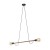 HELIX WOOD ORZECH Lampa wisząca 2 4948 TK Lighting Orzech, Czarny