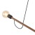 HELIX WOOD ORZECH Lampa wisząca 2 4948 TK Lighting Orzech, Czarny