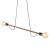 HELIX WOOD ORZECH Lampa wisząca 2 4948 TK Lighting Orzech, Czarny