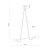 HELIX WOOD ORZECH Lampa wisząca 2 4948 TK Lighting Orzech, Czarny