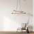 HELIX WOOD ORZECH Lampa wisząca 4 4949 TK Lighting Orzech, Czarny