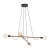 HELIX WOOD ORZECH Lampa wisząca 4 4949 TK Lighting Orzech, Czarny