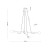 HELIX WOOD ORZECH Lampa wisząca 4 4949 TK Lighting Orzech, Czarny