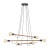 HELIX WOOD ORZECH Lampa wisząca 6 4950 TK Lighting Orzech, Czarny