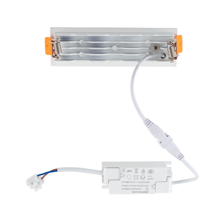 Oprawa liniowa Lampa spot punktowa MINI LED WHITE 10042 NOWODVORSKI Lighting 10W 3000K Loft nowoczesna sufitowa oświetlenie z soczewkami nie oślepia nie oślepiająca barwa ciepła ciepły biały podtynkowa biało-czarna biała z zasilaczem Inspiracje Premium