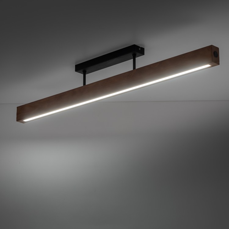 TEO LED ORZECH Lampa sufitowa 6614 TK Lighting Orzech, Czarny