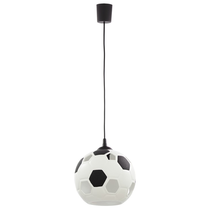 FOOTBALL Lampa wisząca 1 6147 TK Lighting Czarny Czarny, Biały