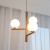ESTERA WOOD Lampa wisząca 3 6799 TK Lighting Sosna, Czarny Biały