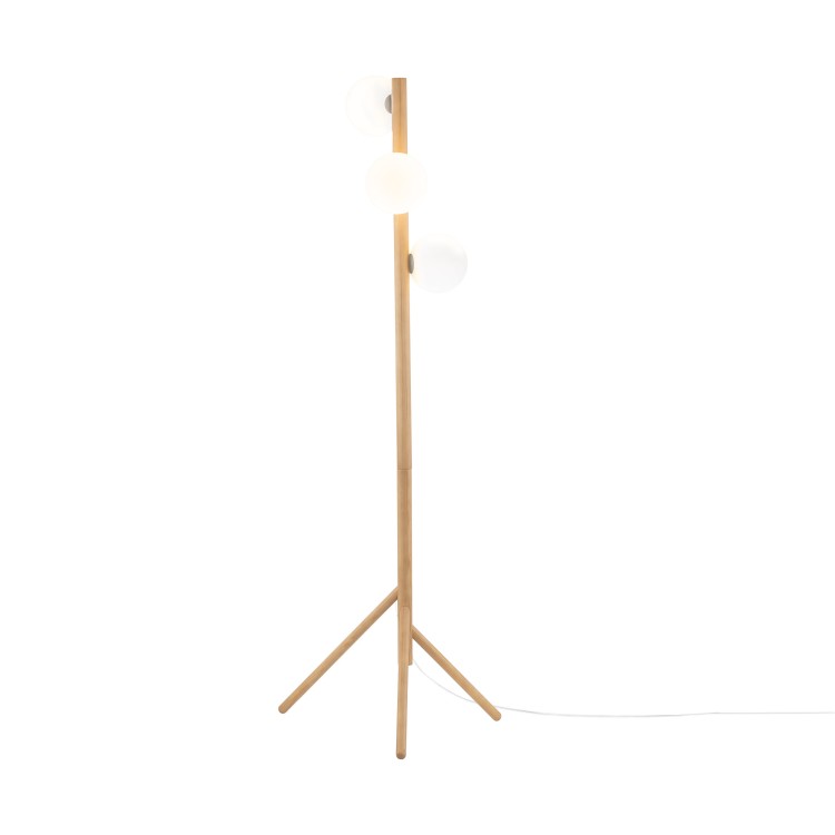 ESTERA WOOD Lampa podłogowa 3 5809 TK Lighting Sosna Biały
