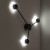 AVIA BLACK Kinkiet 3 6809 TK Lighting Czarny Czarny