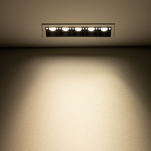 Oprawa liniowa Lampa spot punktowa MINI LED WHITE 10043 NOWODVORSKI Lighting 10W 4000K Loft nowoczesna sufitowa oświetlenie z soczewkami nie oślepia nie oślepiająca barwa dzienna neutralna podtynkowa biało-czarna biała z zasilaczem Inspiracje Premium