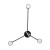 AVIA BLACK Kinkiet 3 6809 TK Lighting Czarny Czarny