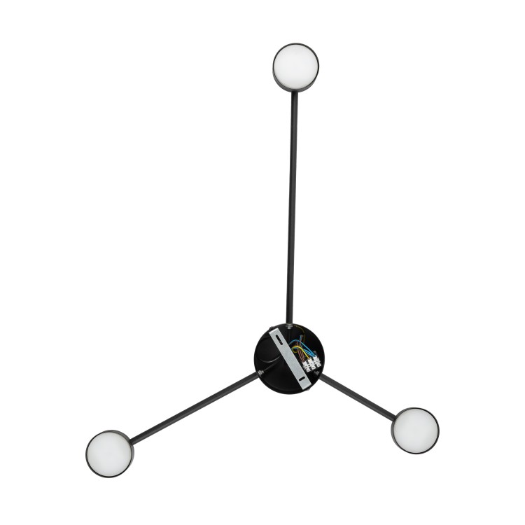 AVIA BLACK Kinkiet 3 6809 TK Lighting Czarny Czarny