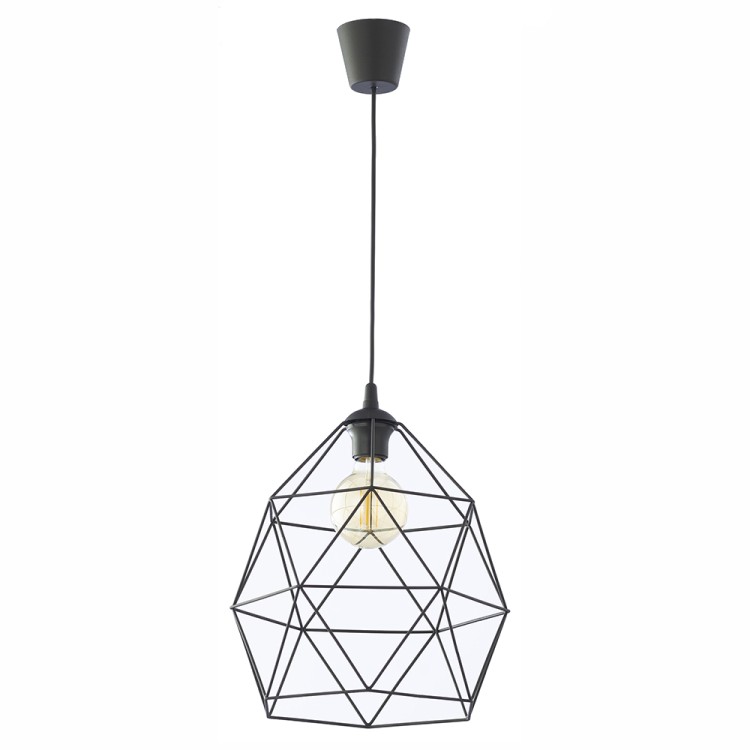 GALAXY BLACK Lampa wisząca 1 XL 3455 TK Lighting Czarny Czarny