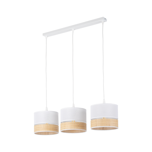 PAGLIA NEW WHITE Lampa wisząca 3 Listwa 4776 TK Lighting Biały Biały