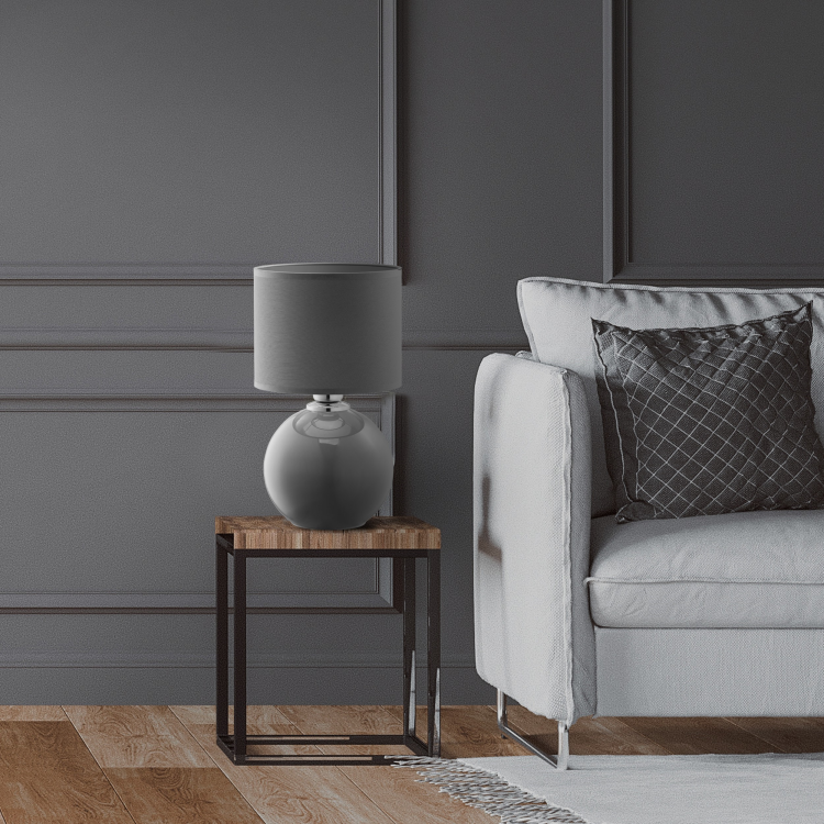 PALLA SMALL GRAY Lampka nocna 1 5086 TK Lighting Szary Szary