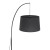 ORTA BLACK Lampa podłogowa 1 5417 TK Lighting Czarny Czarny